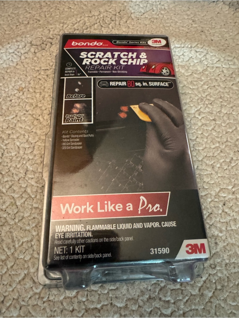 Blondo Scratch & Rock Chip Repair Kit - Black and Red Accents